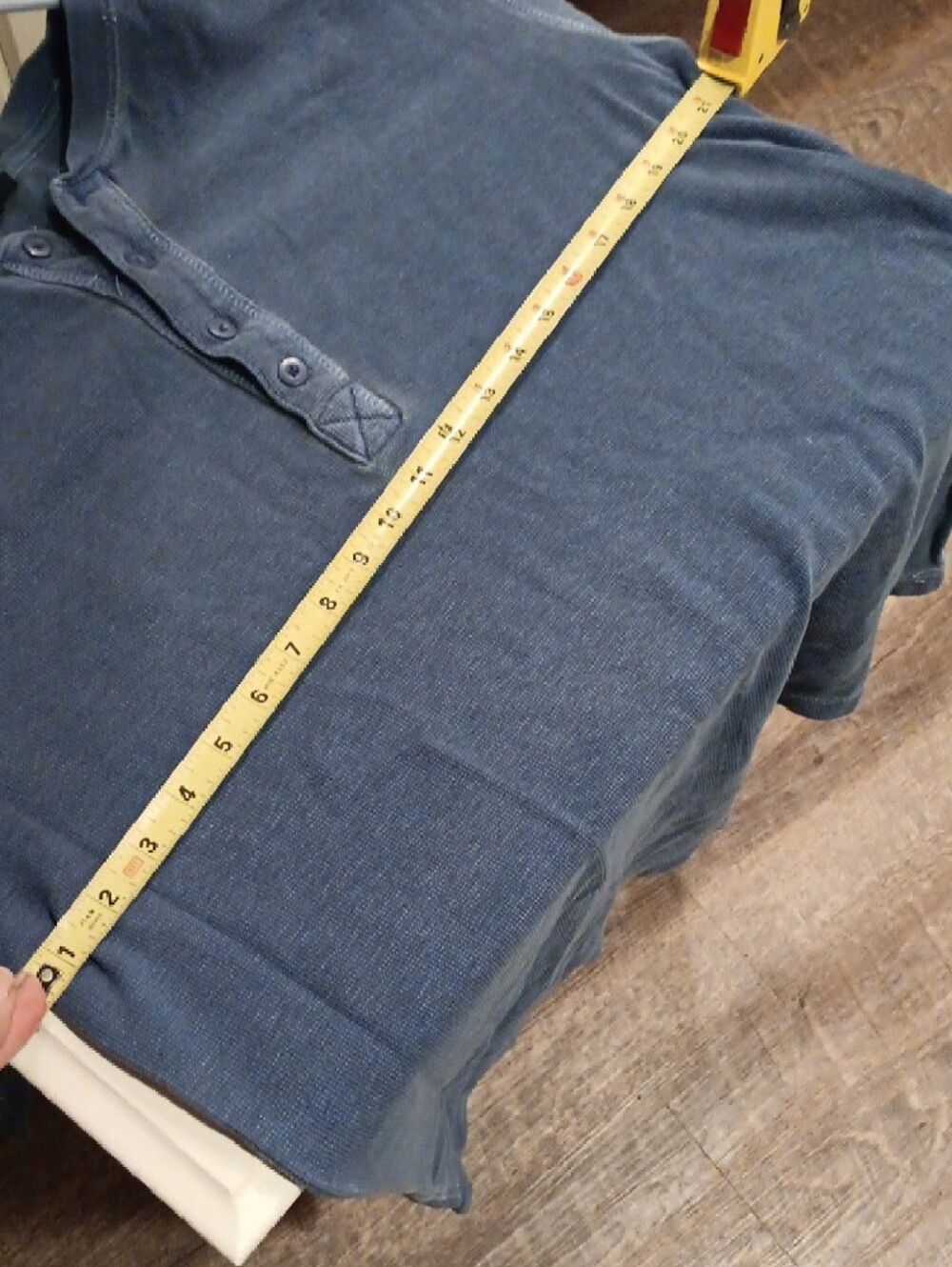 Cherokee Men's Long Sleeve Thermal Shirt Blue Preluved! - Picture 8 of 8